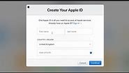 How To Create Apple ID From iCloud.com