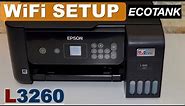 Epson EcoTank L3260 WiFi Setup.