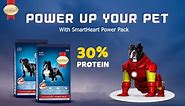 SmartHeart Power Pack the High Protein Dog Food.