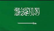 Flag and National Anthem of Saudi Arabia