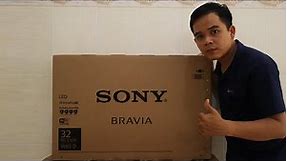 Sony Bravia Smart TV Unboxing W60 D 32 Inch | First Start Setup Setting