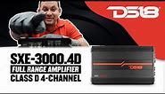 DS18 SXE-3000.4D Full-Range Class D 4-Channel Car Amplifier