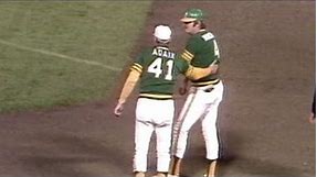 1972 WS Gm4: A's tie game on Mincher's single in 9th