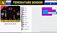 Microbit : Temperature Sensor Code Tutorial | Robo CAD
