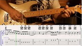 How to Play If I Only Had a Brain from The Wizard of Oz on Guitar with TAB