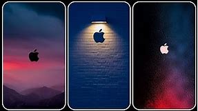Very Attractive Apple 🍎Logo and wallpaper design ideas iPhone Logo wallpaper