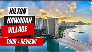 Hilton Hawaiian Village Waikiki Beach Resort Tour and Review | Rainbow Tower Upgrade!