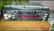JVC Cassette CAR RADIO FM RECRIVER KS -F353R Tuner test