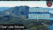 6 Recent Eruptions Confirmed at the Clear Lake Volcano in California