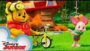 Playdate with Winnie the Pooh 🍯 | NEW SHORT | Piglet and the Tricycle | Episode 1 | @disneyjunior