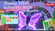 Making EVERY New Butterfly NEON!!! Diamond Butterfly🤩 WOW!!! 🦋💎💙💜🧡💛 Adopt Me