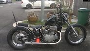 Kawasaki Vulcan 500, rigid bobber, hard tail