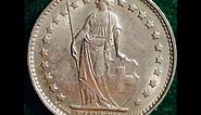 1 Franc Coin of Switzerland - 1968