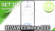 HUAWEI Nova 9 SE Set Up Instructions | First Activation Steps
