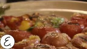 Grilled Smashed Potatoes with Feta | Emeril Lagasse