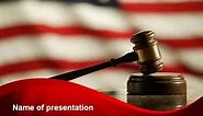 Justice and Court PowerPoint Template by PoweredTemplate.com