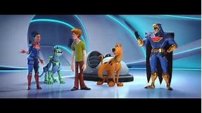 Scooby doo gets his hero suit from blue falcon