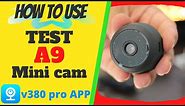 Mini Camera WIFI A9 IP Cam User Manual APP Setup