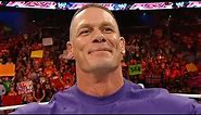 John Cena says goodbye to the WWE Universe: Raw, Nov. 22, 2010