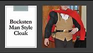 EASY Step by Step Side Opening Medieval Wool Cloak | CosTutorial