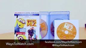 Despicable Me 2 Blu-ray, DVD and Digital Unboxing