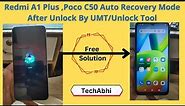 Redmi A1+ / A / Poco C50 After Unlock Auto Recovery Mode Problem | Hang on Logo | Auto Fastboot Mode