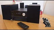 Pioneer X-EM26 micro system with bluetooth unboxing and test