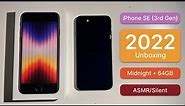 iPhone SE 2022 (3rd Gen) / Midnight 128GB / No Talking ASMR Unboxing