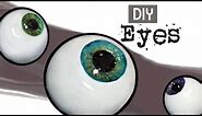 How to Make Easy Glass Eyes For Dolls