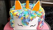 Beautiful Unicorn 🦄 birthday cake design | unicorn fondant cake | unicorn cake