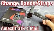 Amazfit GTS 4 Mini: How to Change Wrist Bands / Straps