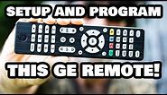 Programming Your GE Universal Remote Control to ANY Device!