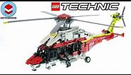 LEGO Technic 42145 Airbus H175 Rescue Helicopter - LEGO Speed Build Review