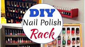 22 DIY Nail Polish Rack Projects
