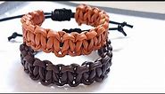 How to Make Leather Adjustable Bracelet at Home | men's Jewelry ideas