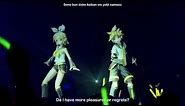 Len And Rin Kagamine - Purple Butterfly on your Right Shoulder ~ Project DIVA Live - eng subs