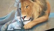 The Lion and Lamb - Mural Joe