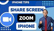 How to Share Screen on Zoom for iPhone