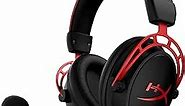 HyperX Cloud Alpha - Gaming Headset, Dual Chamber Drivers, Legendary Comfort, Aluminum Frame, Detachable Microphone, Works on PC, PS4, PS5, Xbox One/ Series X|S, Nintendo Switch and Mobile – Red
