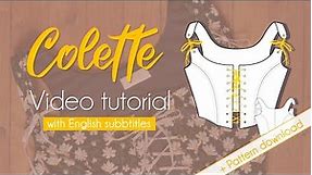 | Colette | DIY- Cottagecore corset pattern + PATTERN DOWNLOAD