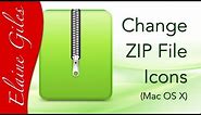 Change ZIP File Icons on Mac OS X