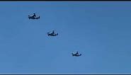 US Marine Corps Boeing V22 Ospreys Flying in Formation