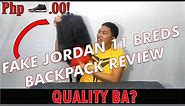 FAKE JORDAN 11 BREDS BACKPACK REVIEW!