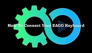 How to connect your iPad ZAGG keyboard