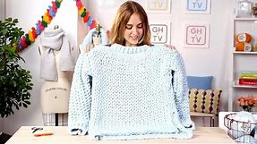 How To Knit A Chunky Wonderwool Sweater From Wool & The Gang | Good HouseKeeping