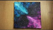 How To Paint a Galaxy | Acrylic Painting Tutorial for Beginners