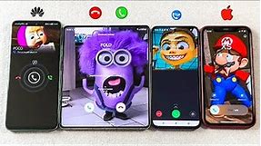 Viber, TrueCaller & Incoming Calls Huawei NY90 + Samsung Z Fold 5 + Moto E30N + iPhone 11