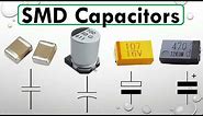Electrolytic SMD capacitors symbols explained