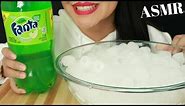 GREEN APPLE FANTA ~ EXTREME FIZZY & ICE EATING SOUNDS (No Talking) ASMR