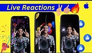 iPhone Fun Live Reactions on Video Calls with Hand Gestures - WhatsApp & Instagram - iOS 17 Features